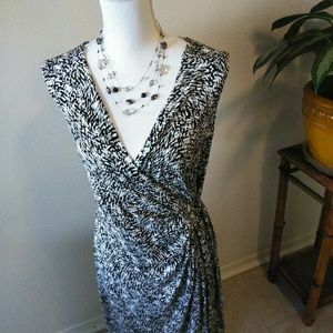 Cynthia Rowley  V Neck Wrap Dress